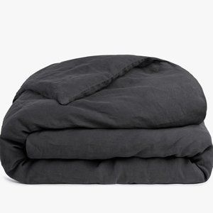 Parachute Linen Duvet Cover Full / Queen in Coal